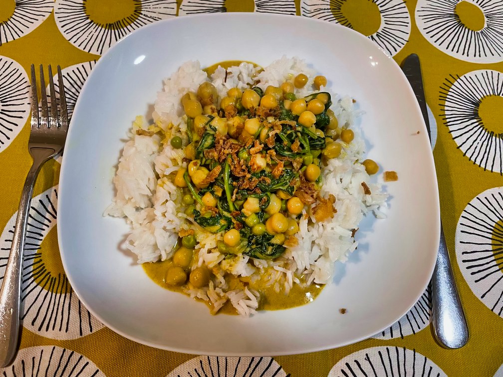 Chickpea Korma Cover Image